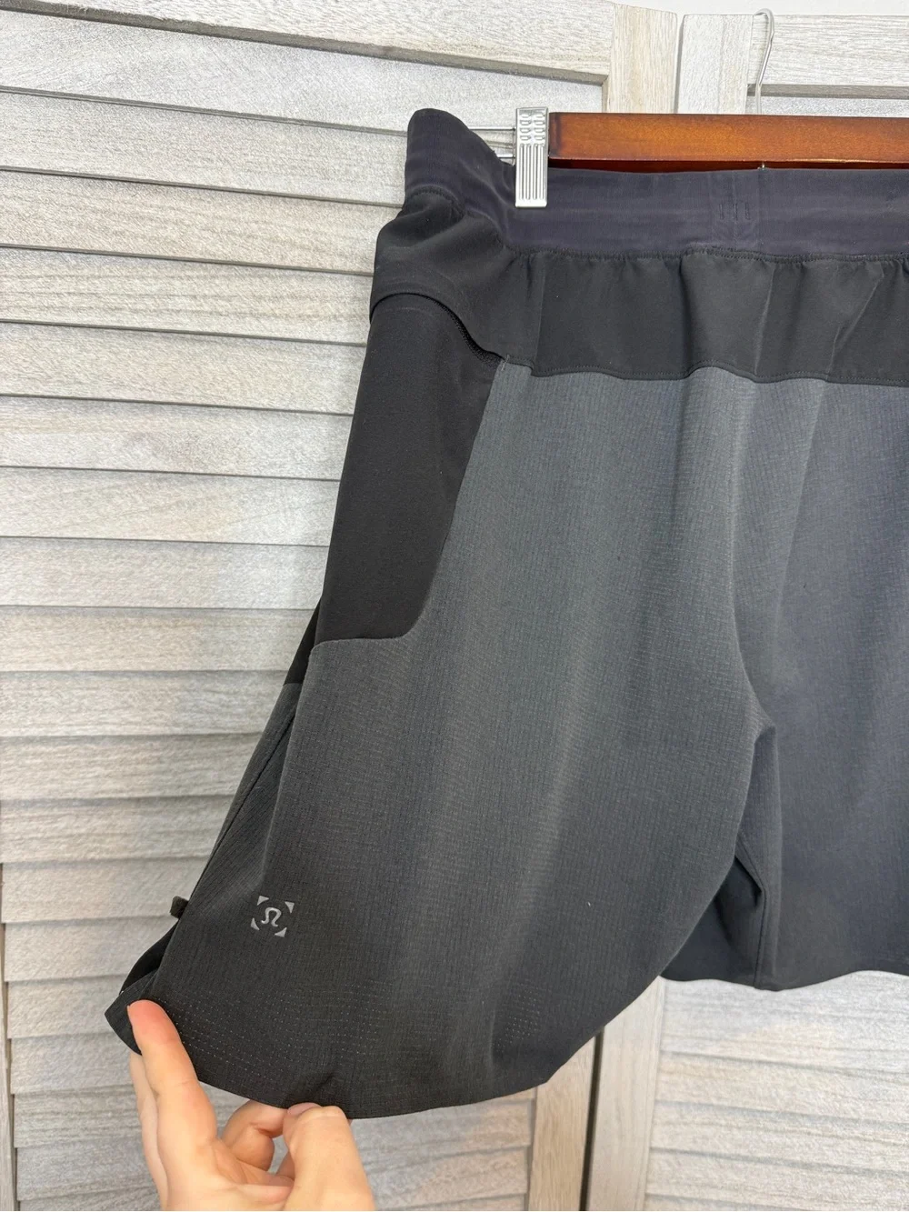 Lululemon Men’s Cargo Training Shorts | Medium | Black/Gray | Rare Utility Style